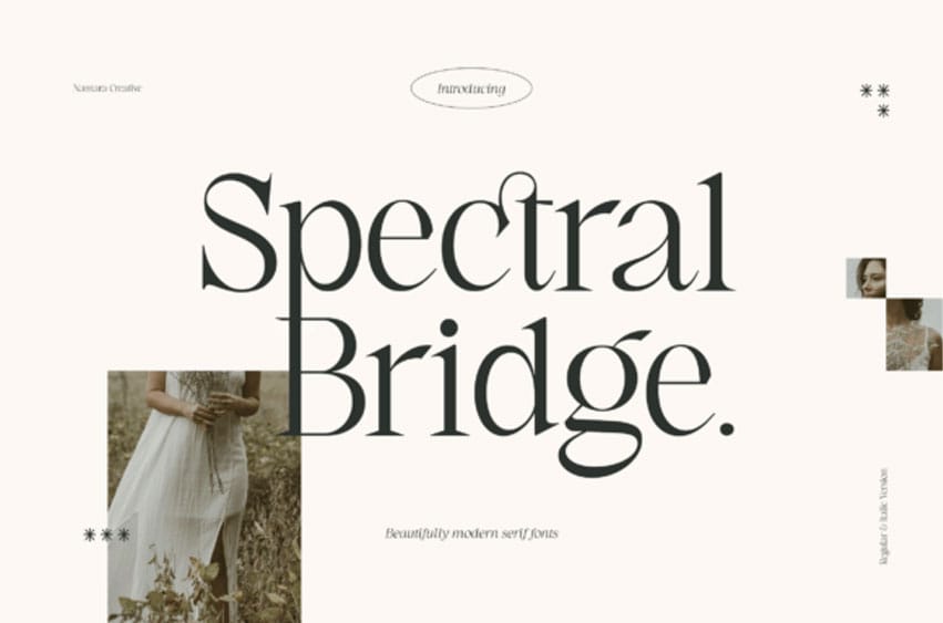 Spectral Bridge Font