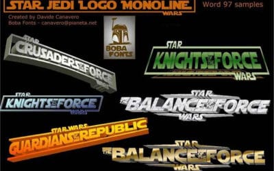 Star Jedi Logo Font