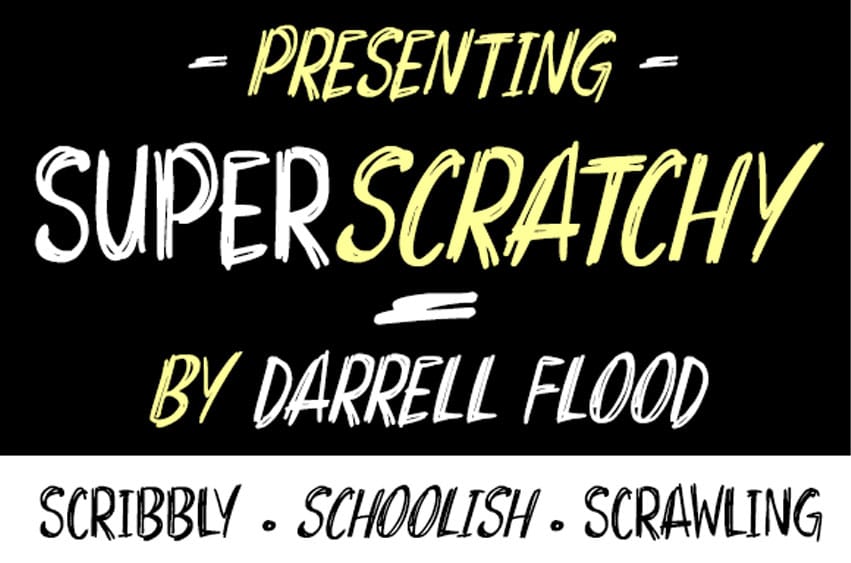 Superscratchy Font