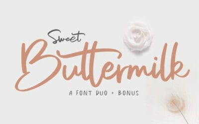 Sweet Buttermilk Font