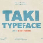 Taki Typeface Font