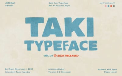 Taki Typeface Font