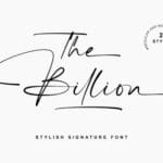 The Billion Font