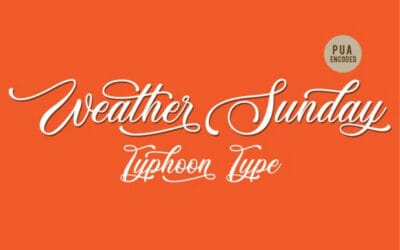 Weather Sunday Font