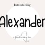 Alexander Handwritten Font