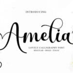 Amelia Lovely Font