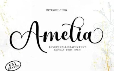 Amelia Lovely Font