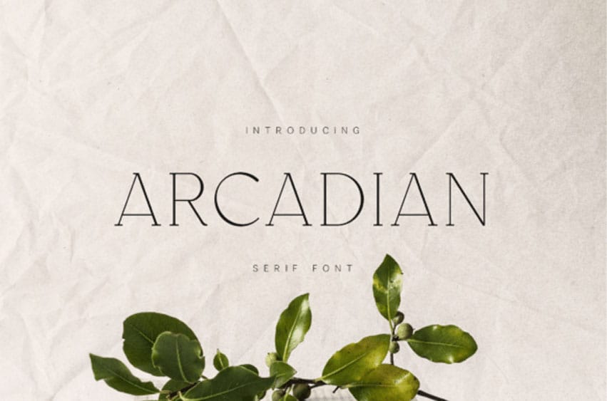 Arcadian Font