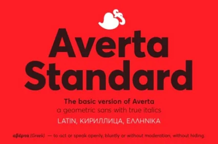 Averta Standard Font