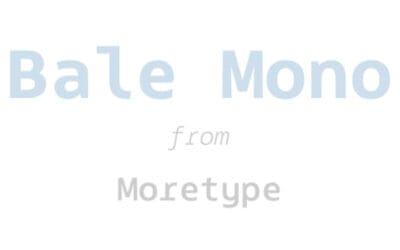 Bale Mono Font