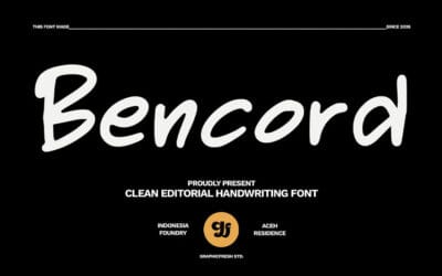 Bencord Font