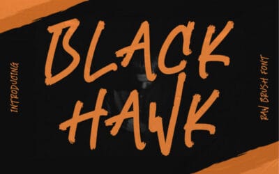 Black Hawk Font