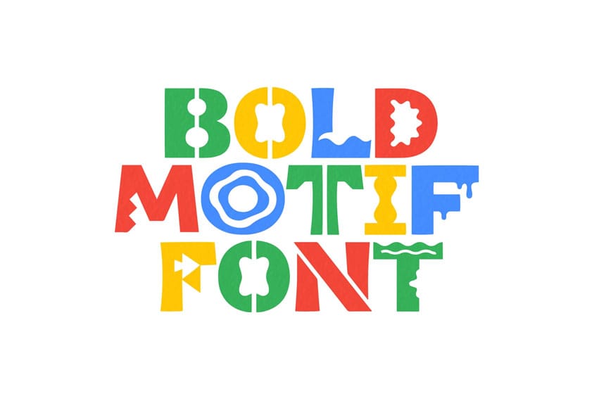 Bold Motif Font