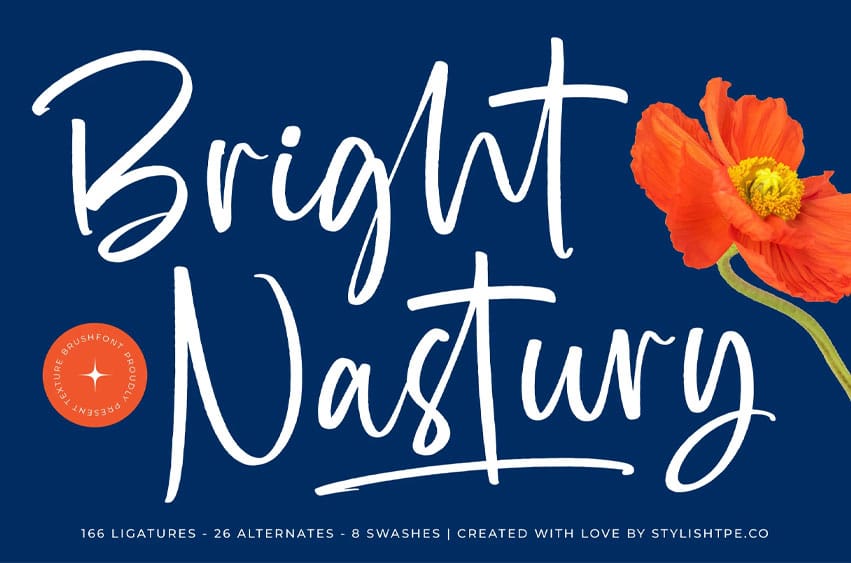 Bright Nastury Font