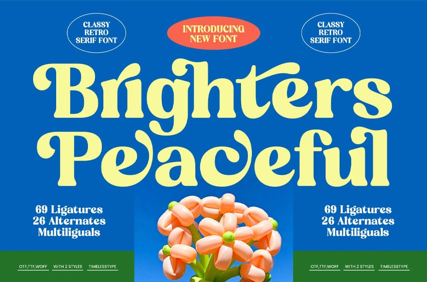 Brighters Peaceful Font