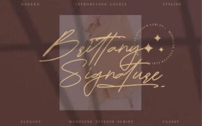 Brittany Signature Font