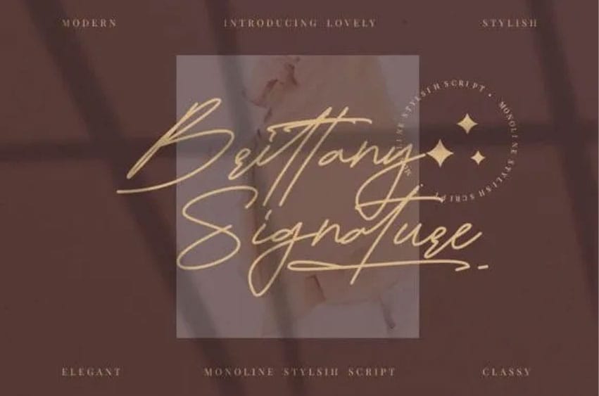 Brittany Signature Font