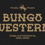 Bungo Western Font