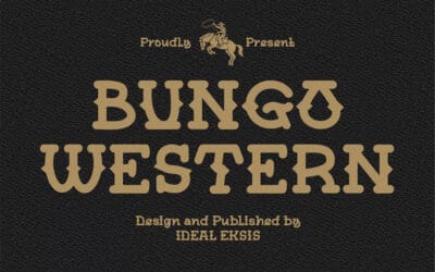 Bungo Western Font
