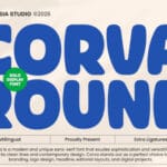 Corva Round Font