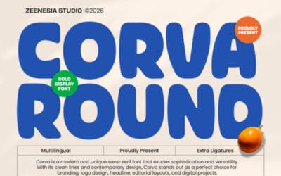 Corva Round Font
