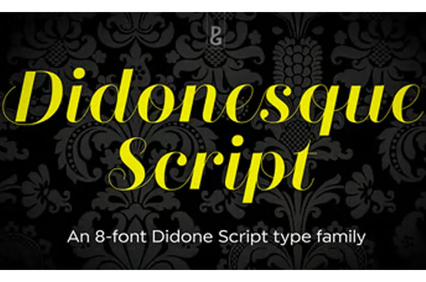 Didonesque Script Font