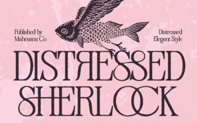 Distressed Sherlock Font