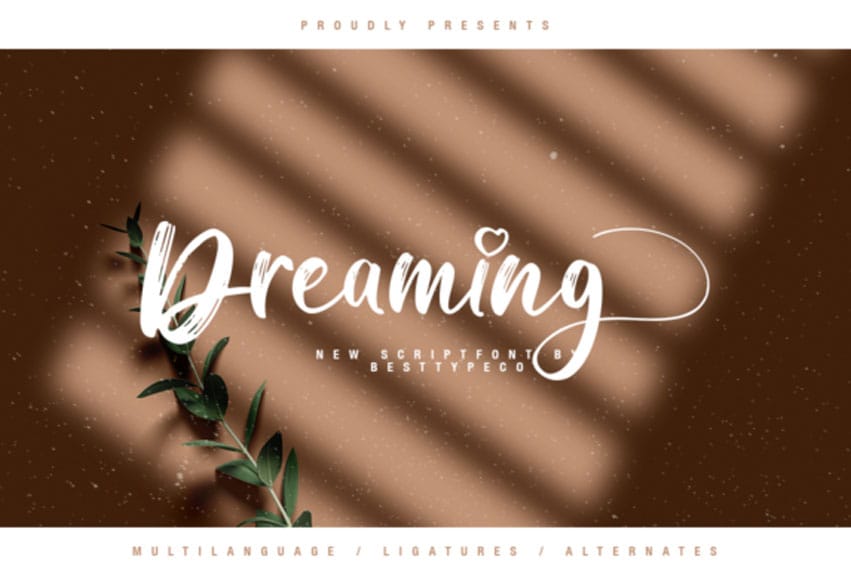 Dreaming Font