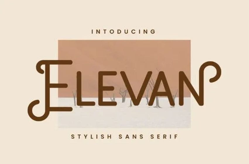Elevan Font