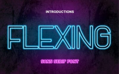 Flexing Font