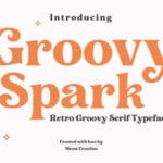 Groovy Spark Font