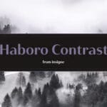 Haboro Contrast Font