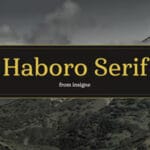 Haboro Serif Font