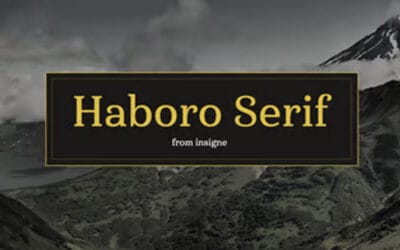 Haboro Serif Font