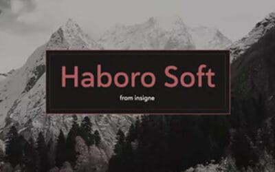 Haboro Soft Font