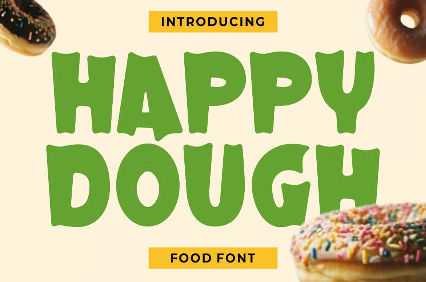 Happy Dough Font