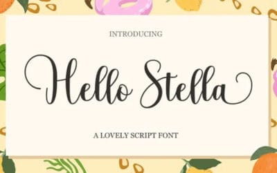 Hello Stella Font
