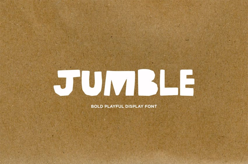 Jumble Bold Font