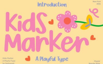 Kids Marker Font