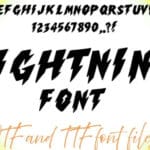 Lightning Font