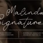 Malinda Signature Font