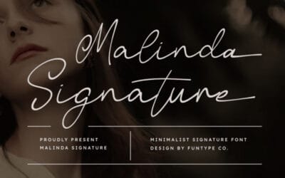 Malinda Signature Font