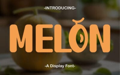 Melon Display Font