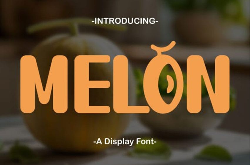 Melon Display Font