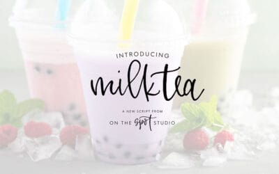 MilkTea Script Font