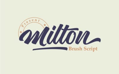 Milton Script Font