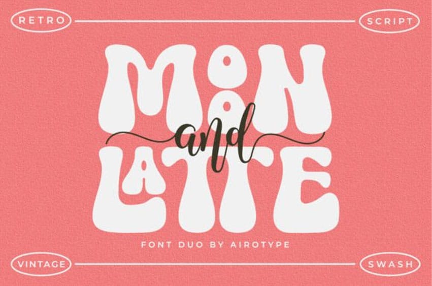 Moon and Latte Font