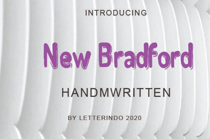 New Bradford Font