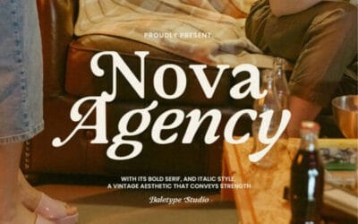 Nova Agency Font