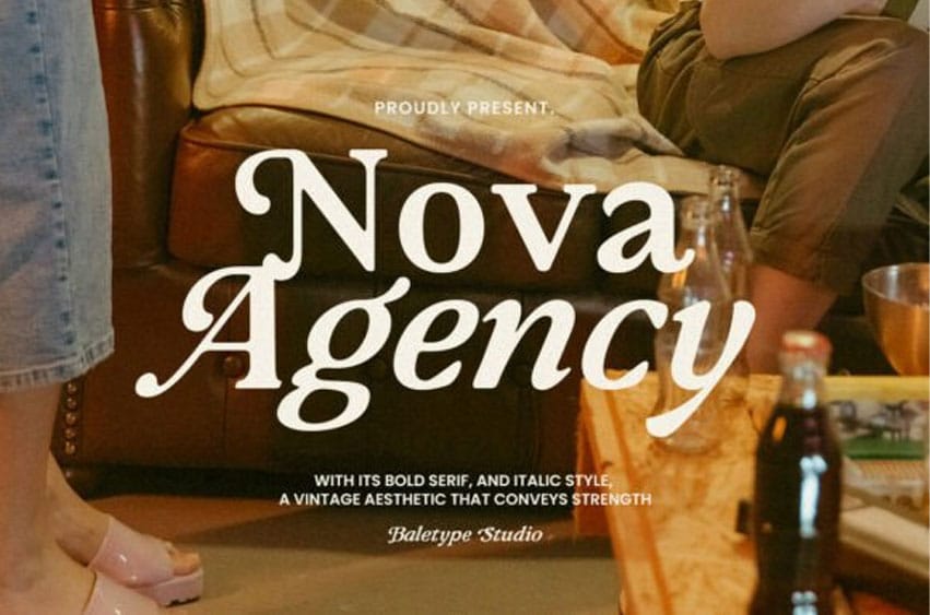 Nova Agency Font
